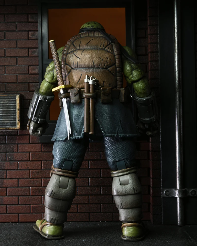 NECA Figura de Accion Ultimate: TMNT Tortugas Ninja IDW Comics - The Last Ronin Sin Armadura 7 Pulgadas