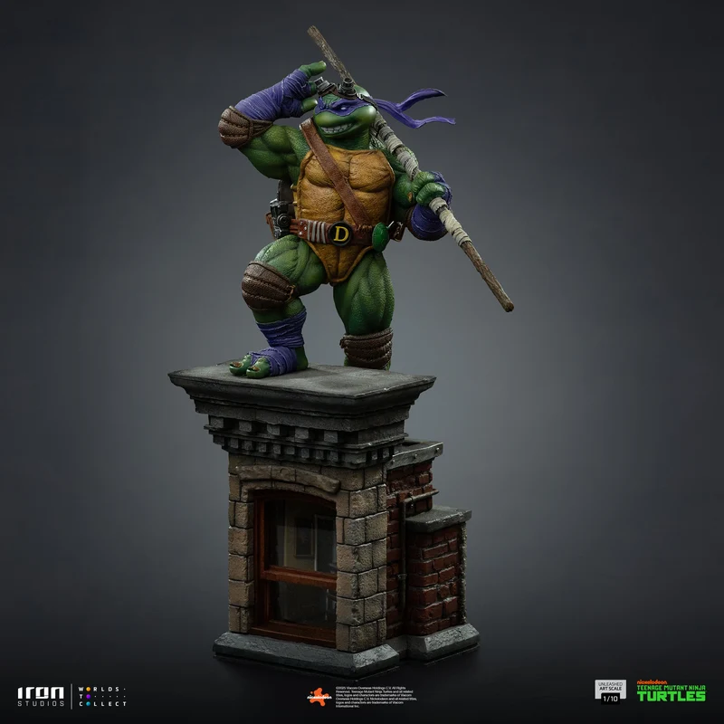 Iron Studios: TMNT Tortugas Ninja - Donatello Unleashed Escala de Arte 1/10