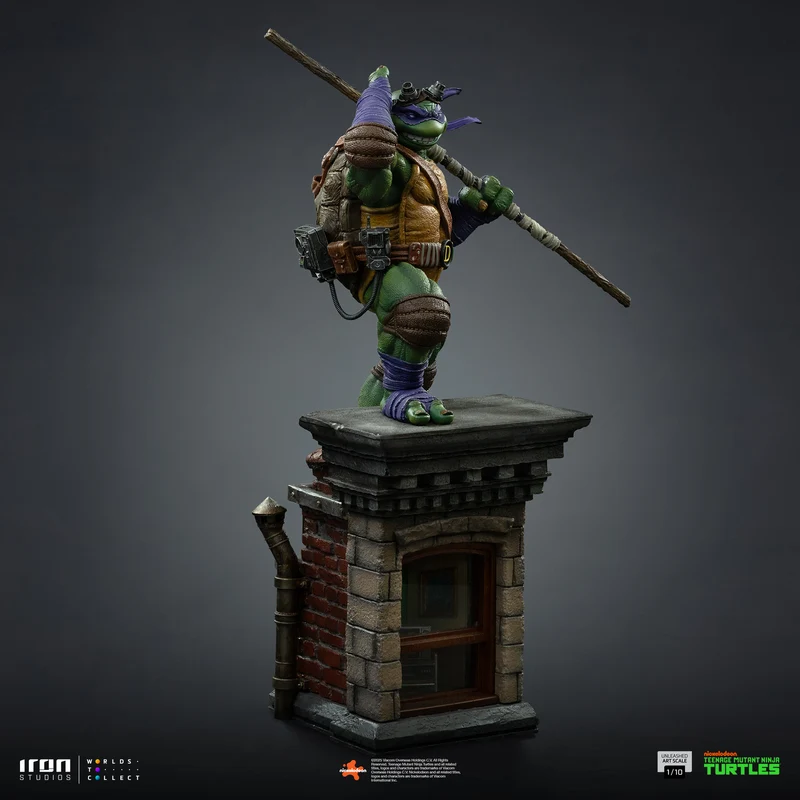 Iron Studios: TMNT Tortugas Ninja - Donatello Unleashed Escala de Arte 1/10