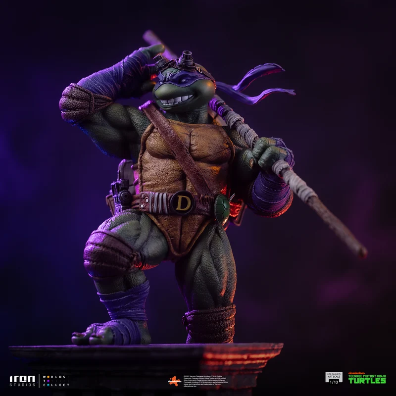 Iron Studios: TMNT Tortugas Ninja - Donatello Unleashed Escala de Arte 1/10