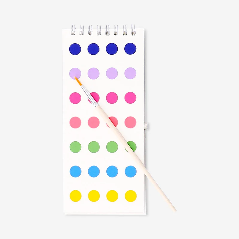 Mini water colouring book with paint