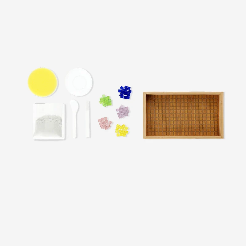 DIY mosaic tray - 25x15 cm