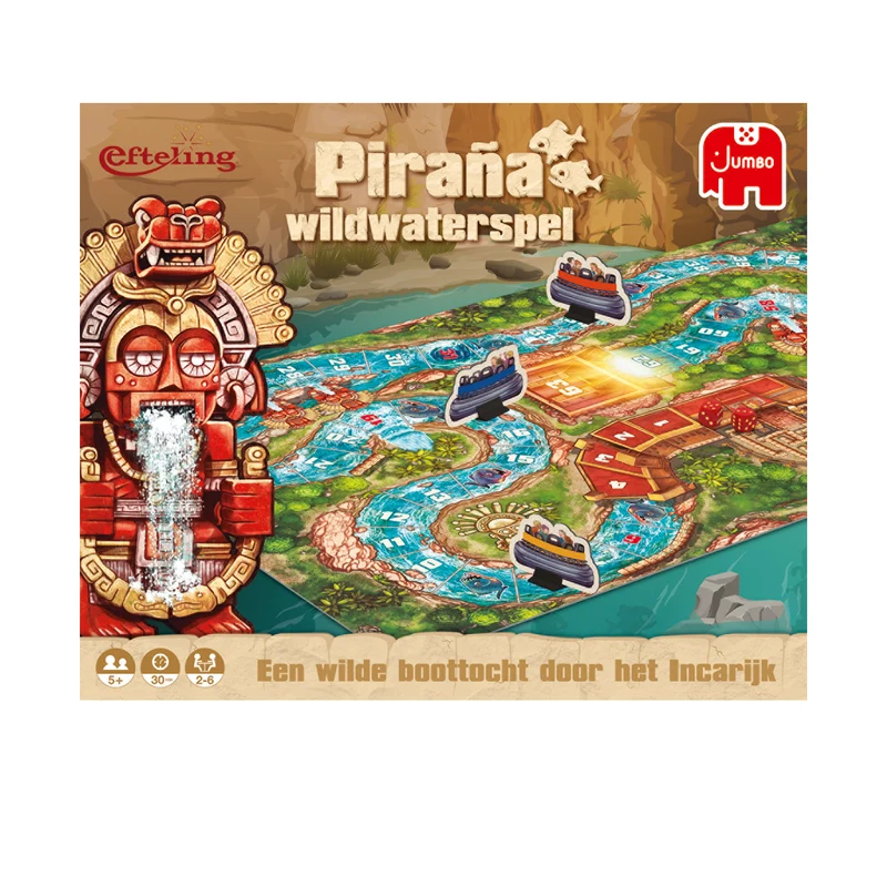 Ganzenbord Efteling - Piraña Wildwaterspel