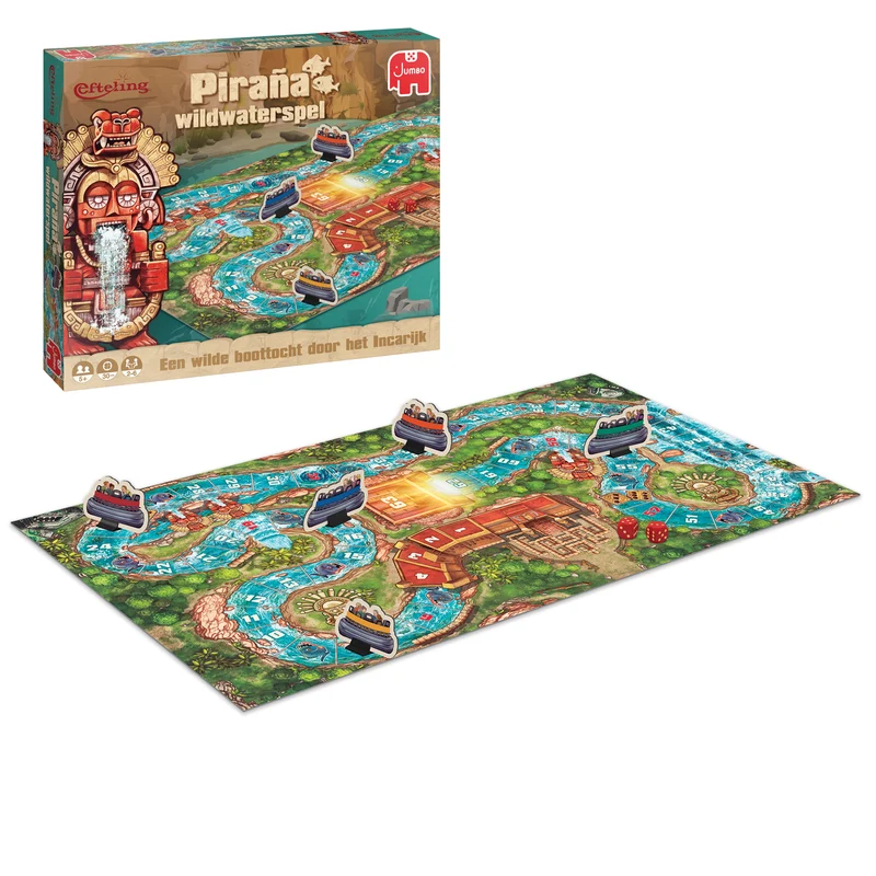 Ganzenbord Efteling - Piraña Wildwaterspel