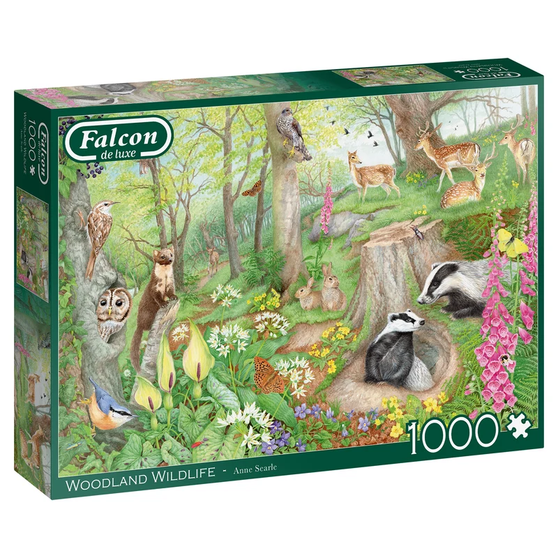 Falcon - Woodland Wildlife (1000 pieces)