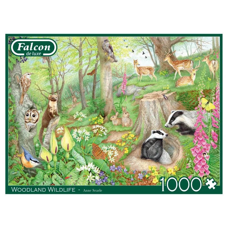 Falcon - Woodland Wildlife (1000 pieces)
