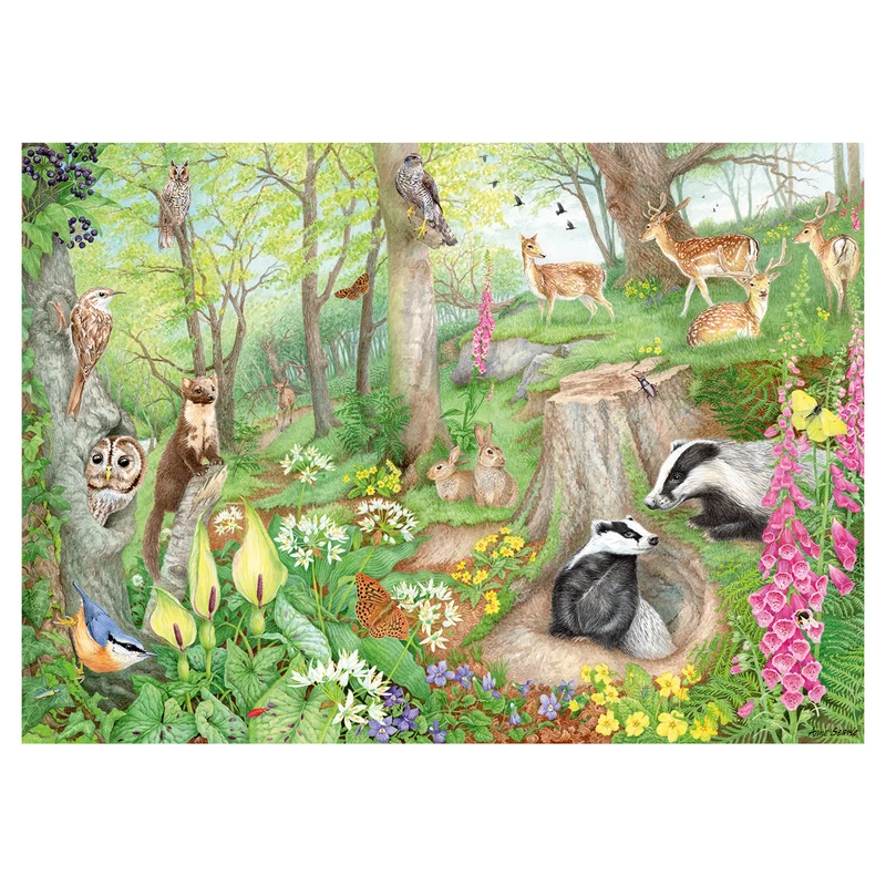 Falcon - Woodland Wildlife (1000 pieces)