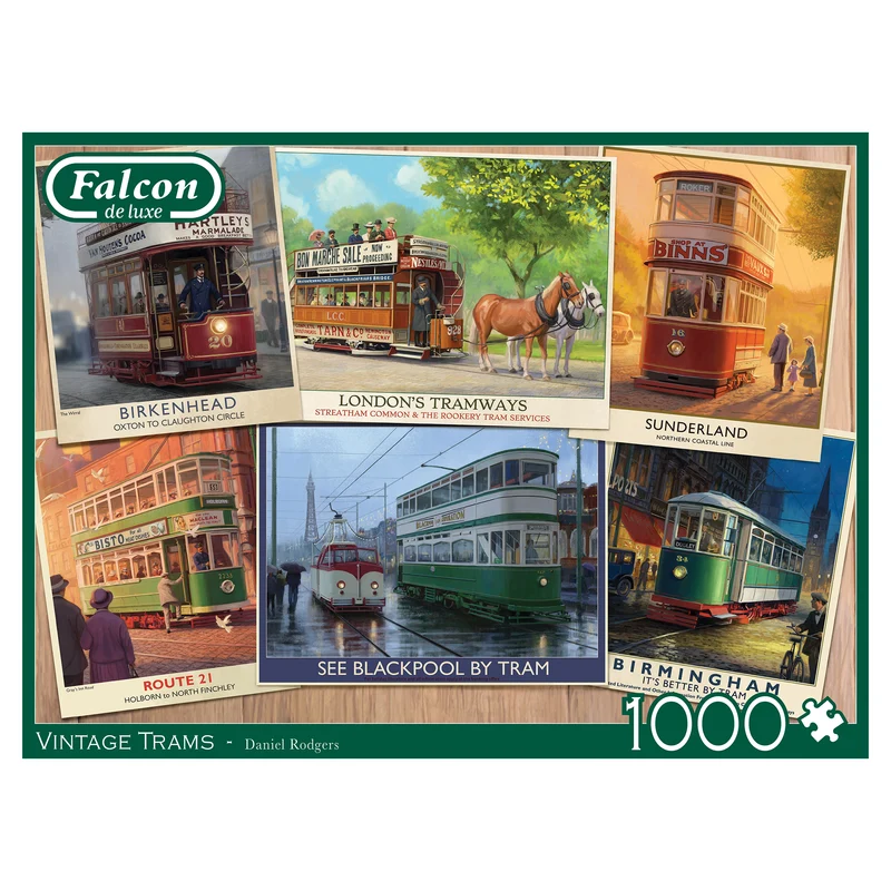 Falcon - Vintage Trams (1000 pieces)
