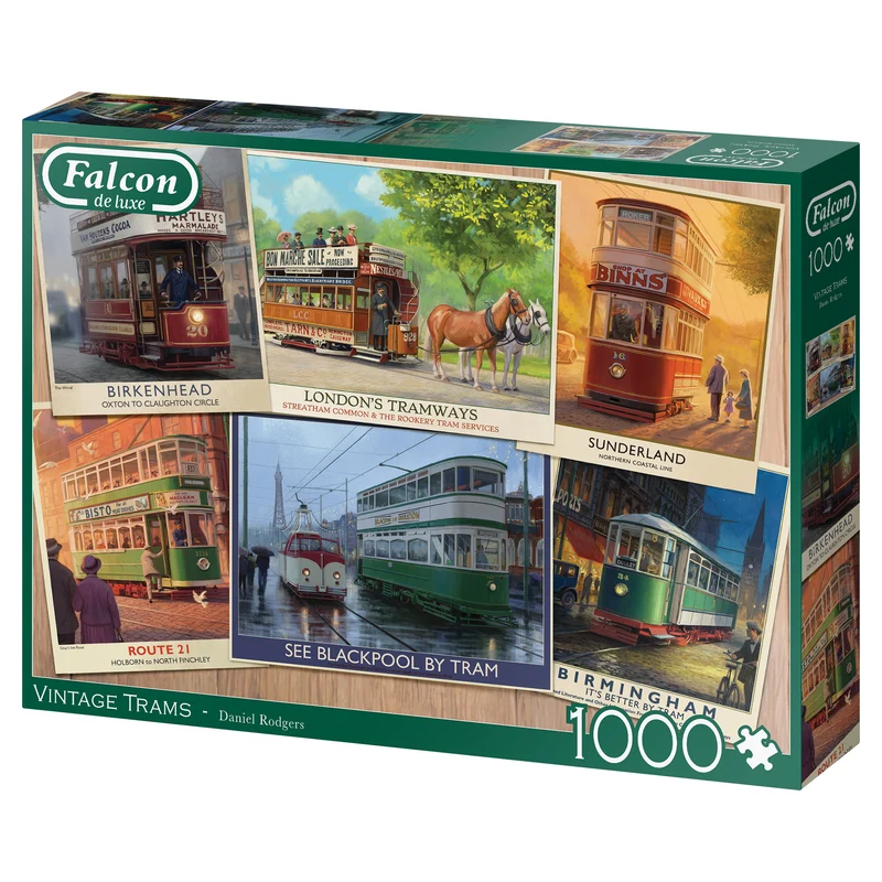 Falcon - Vintage Trams (1000 pieces)