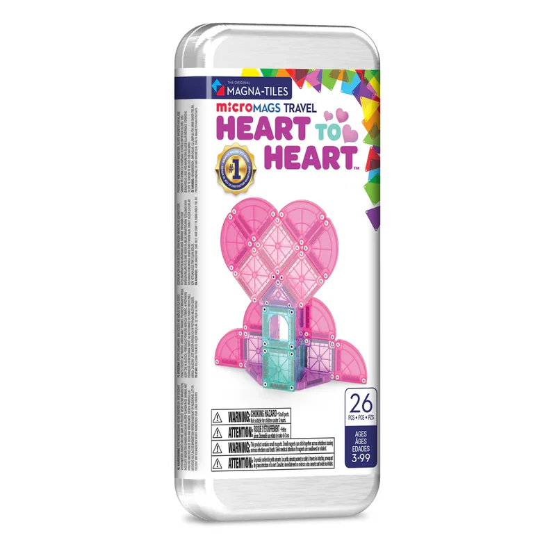 Magna-T MicroMags Heart Travel Set 26 piezas