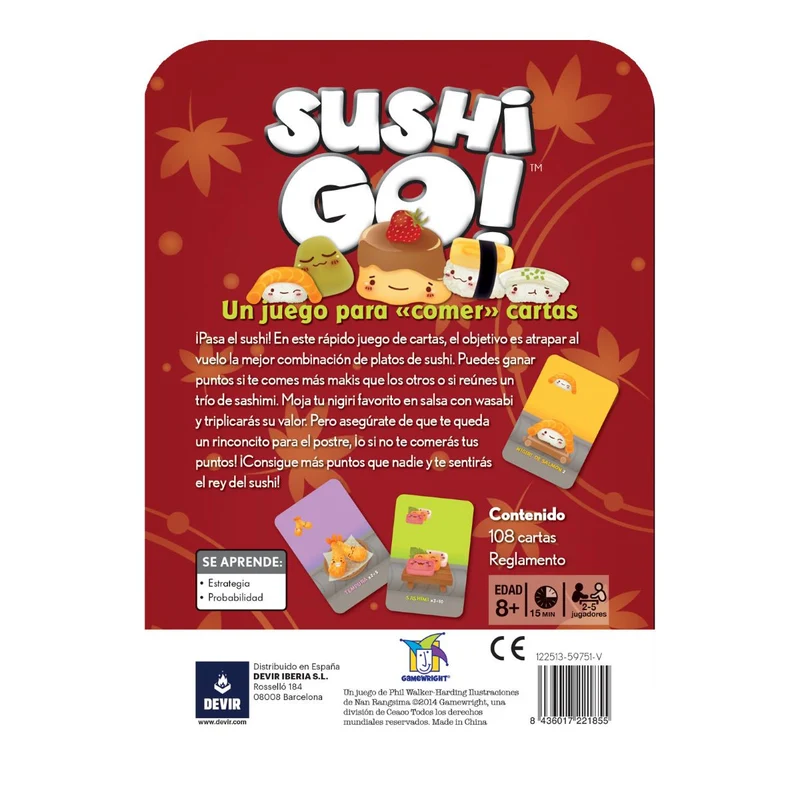 Sushi Go! · Devir