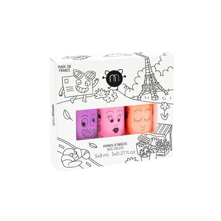 Pack de 3 Esmaltes de Uñas Paris · Nailmatic