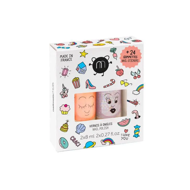 Pack de 2 Esmaltes de Uñas Flamingo - Polly · Nailmatic