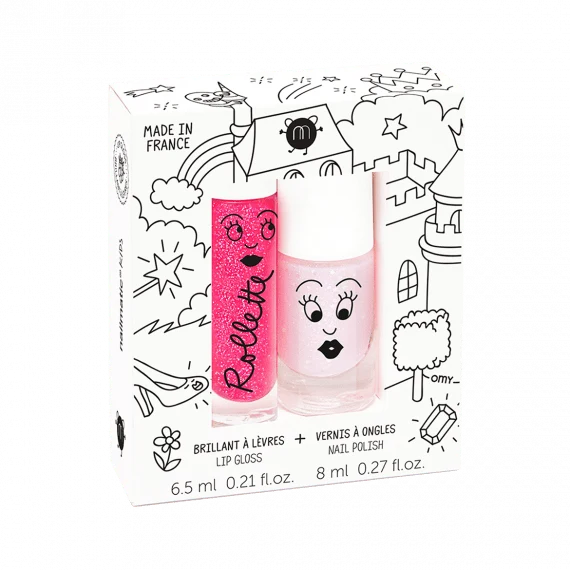Pack Esmalte de Uñas y Brillo Labial Fairytales · Nailmatic