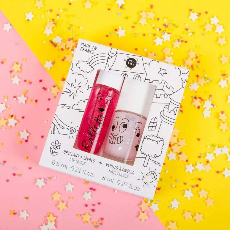 Pack Esmalte de Uñas y Brillo Labial Fairytales · Nailmatic