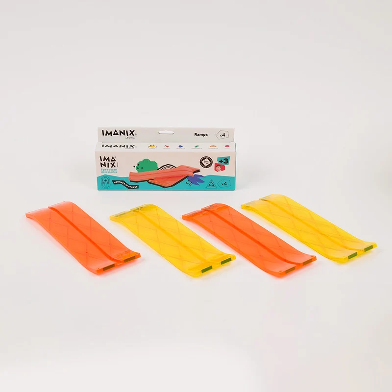 Imanix Pista de Carreras 4 rampas · Braintoys