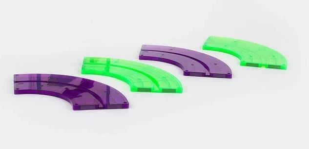 Imanix Pista de Carreras 4 piezas cuarto de curva · Braintoys