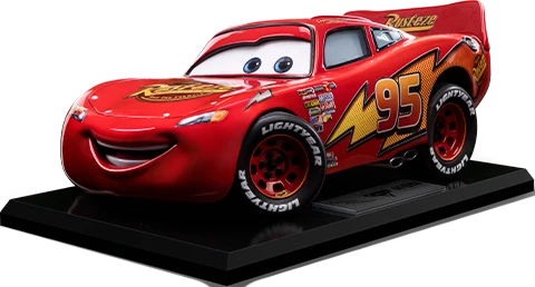 IRON Studios: Disney Cars - Rayo Mcqueen Escala de Arte 1/10