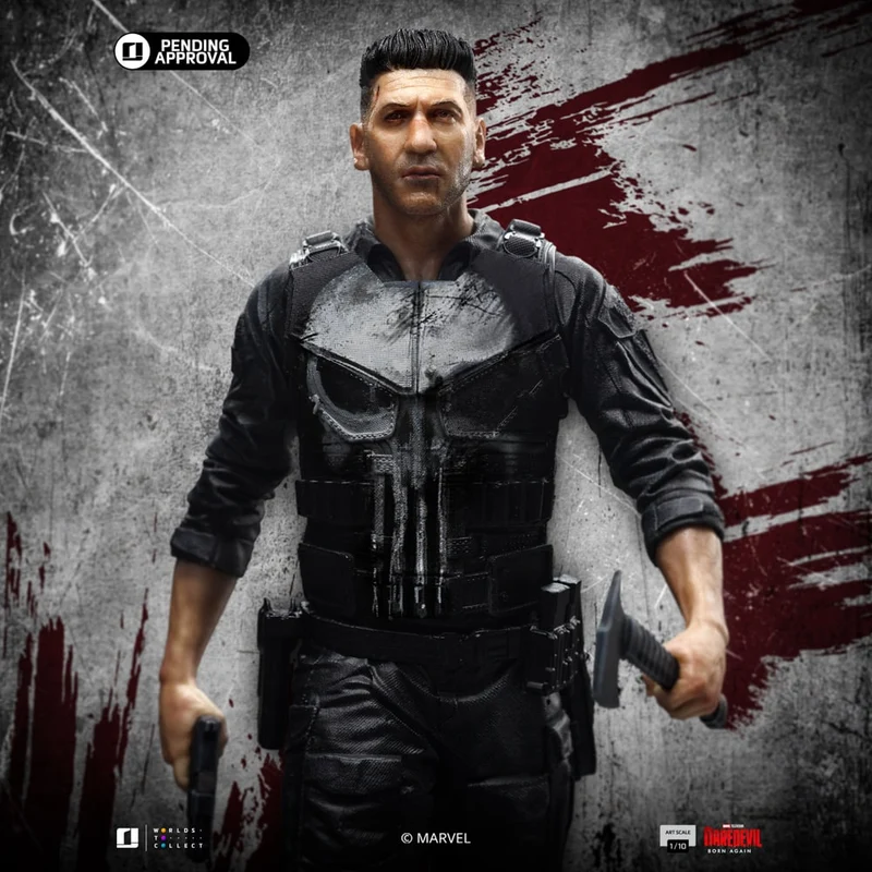 IRON Studios: Marvel Daredevil Born Again - Punisher Escala De Arte 1/10