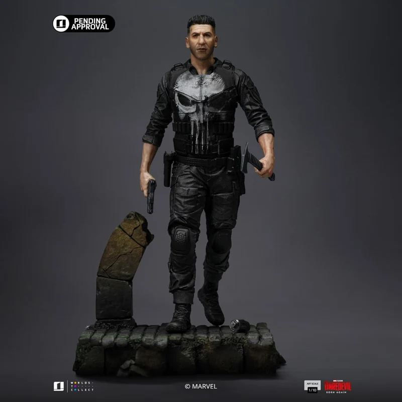 IRON Studios: Marvel Daredevil Born Again - Punisher Escala De Arte 1/10