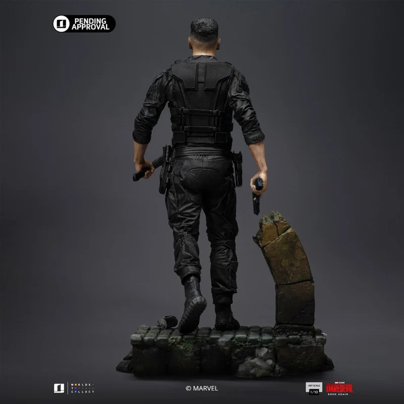 IRON Studios: Marvel Daredevil Born Again - Punisher Escala De Arte 1/10