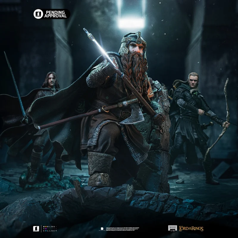 IRON Studios Unleashed: The Lord Of The Rings - Gimli Escala De Arte 1/10