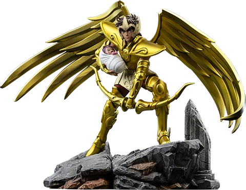 IRON Studios: Los Caballeros Del Zodiaco - Aiolos de Sagitario Escala de Arte 1/10