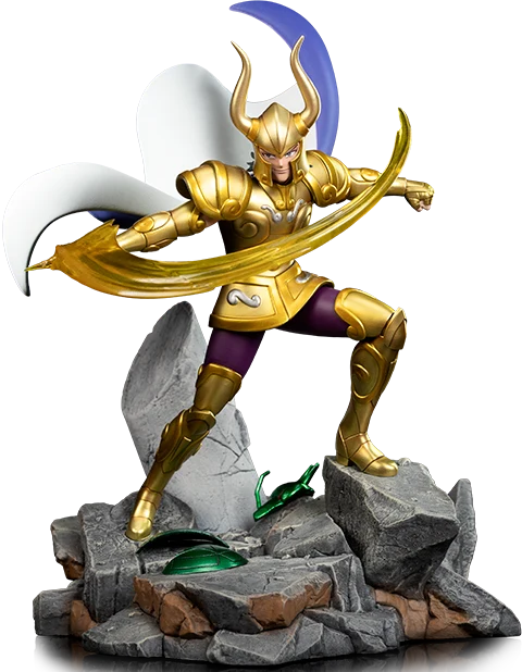 IRON Studios: Los Caballeros Del Zodiaco - Shura de Capricornio Escala De Arte 1/10