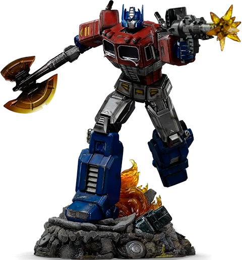 IRON Studios: Transformers - Optimus Prime Demi Escala De Arte 1/20