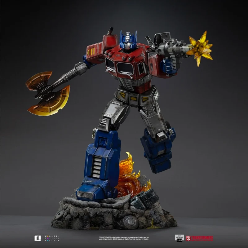 IRON Studios: Transformers - Optimus Prime Demi Escala De Arte 1/20