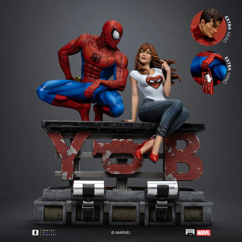 IRON Studios: Marvel Spiderman - Spiderman y Mj Diorama Escala 1/6
