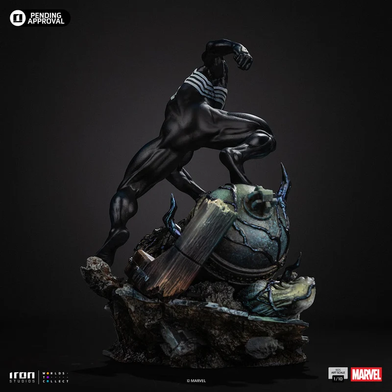 IRON Studios: Marvel Comics - Spider Man Black BDS Escala de Arte 1/10