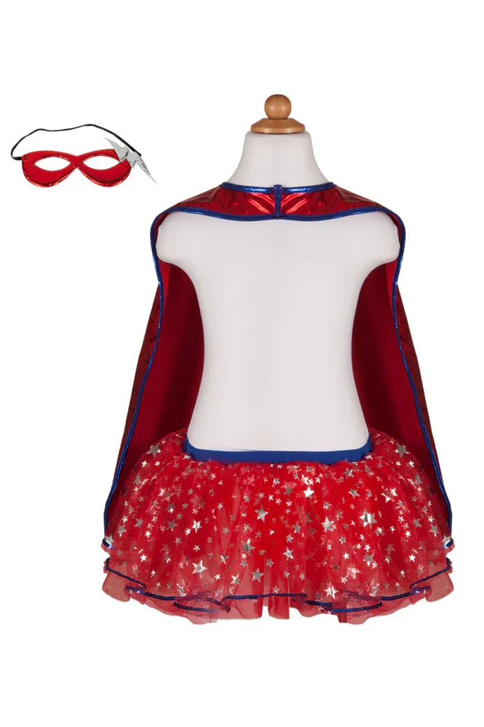Super Hero Tutú, capa y máscara · Great Pretenders