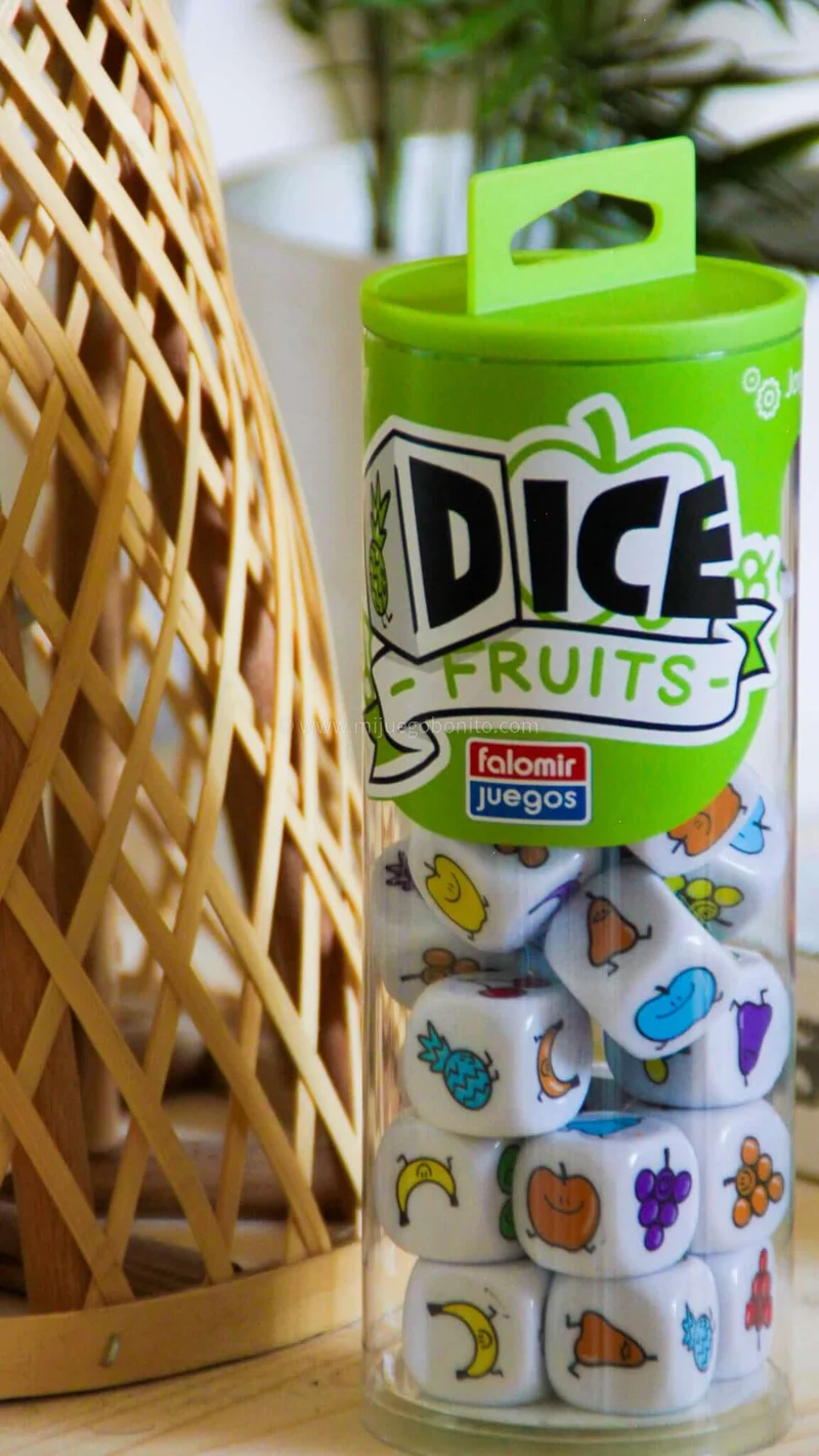 DICE Fruits - Juego de mesa - FALOMIR - 2-5 jugadores - 8+ años - Menos de 30 min