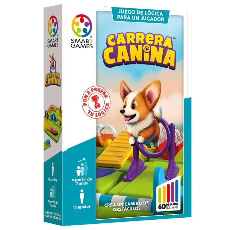 Carrera Canina - Juego de mesa - SmartGames - 1 jugador - 7+ años - 10 min