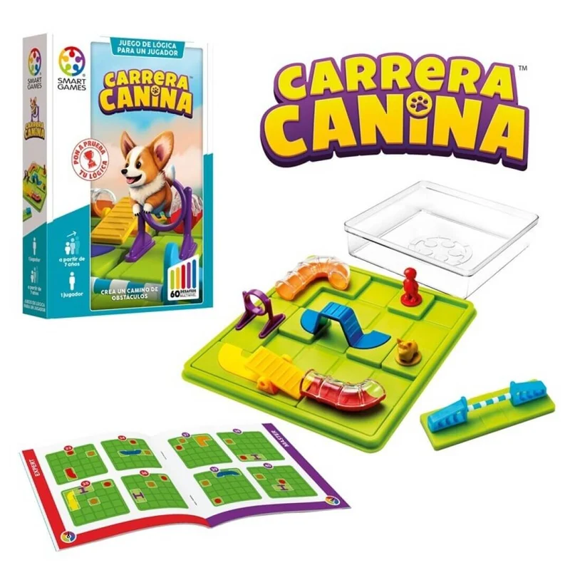Carrera Canina - Juego de mesa - SmartGames - 1 jugador - 7+ años - 10 min