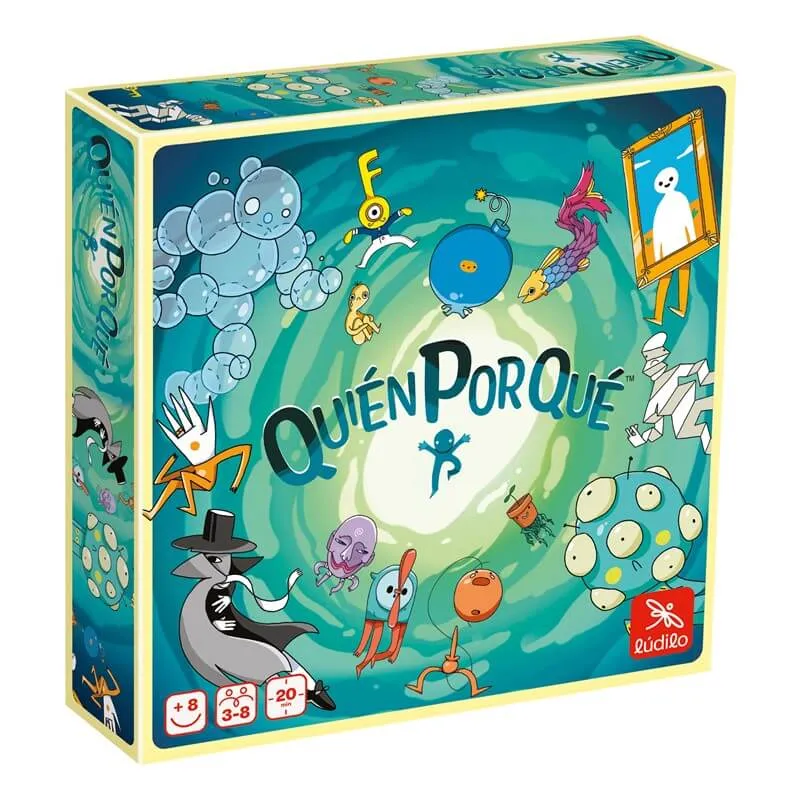 Quién Por Qué - Juego de mesa - Ludilo - 3-8 jugadores - 8+ años - 15 min
