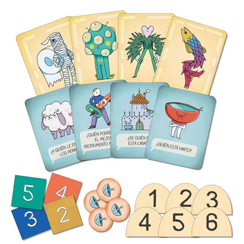 Quién Por Qué - Juego de mesa - Ludilo - 3-8 jugadores - 8+ años - 15 min