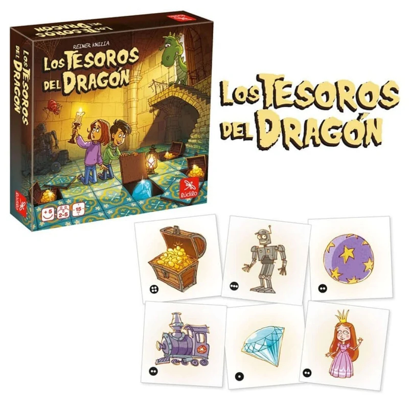 Los Tesoros del Dragon - Juego de mesa - Ludilo - 2-5 jugadores - 5+ años - 15 min