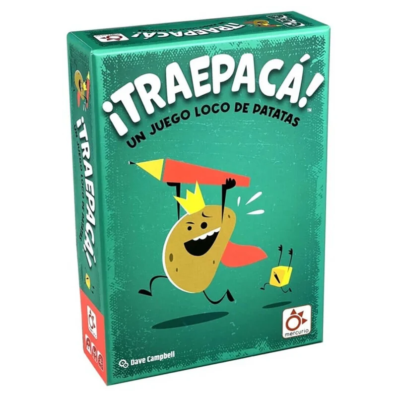 ¡TRAEPACÁ! - Juego de mesa - Mercurio - 3-8 jugadores - 8+ años - 10 min