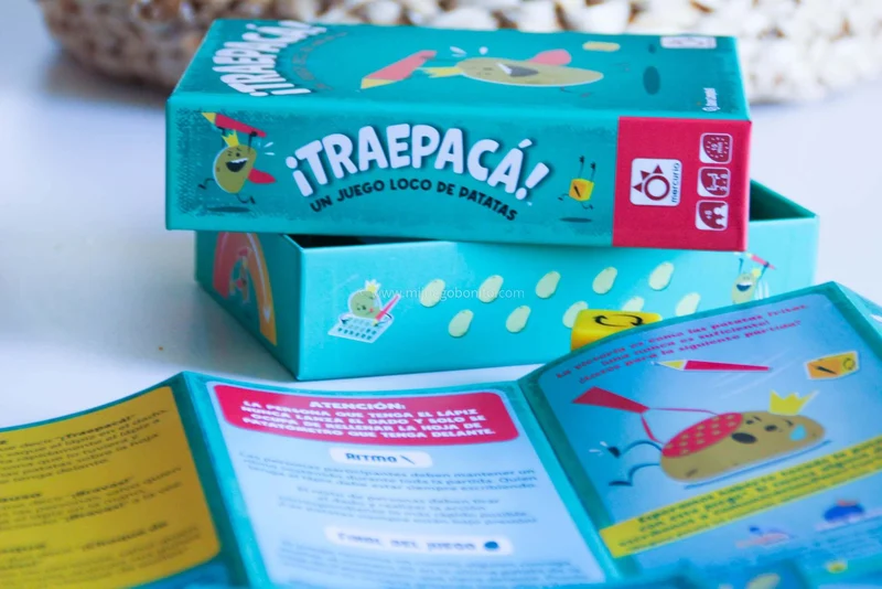 ¡TRAEPACÁ! - Juego de mesa - Mercurio - 3-8 jugadores - 8+ años - 10 min