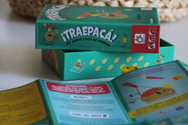 ¡TRAEPACÁ! - Juego de mesa - Mercurio - 3-8 jugadores - 8+ años - 10 min