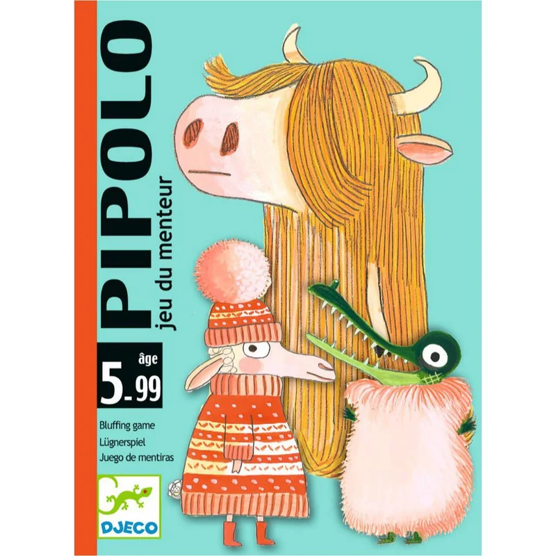 Pipolo - Juego de mesa - Djeco - 2-4 jugadores - 5+ años - 15 min