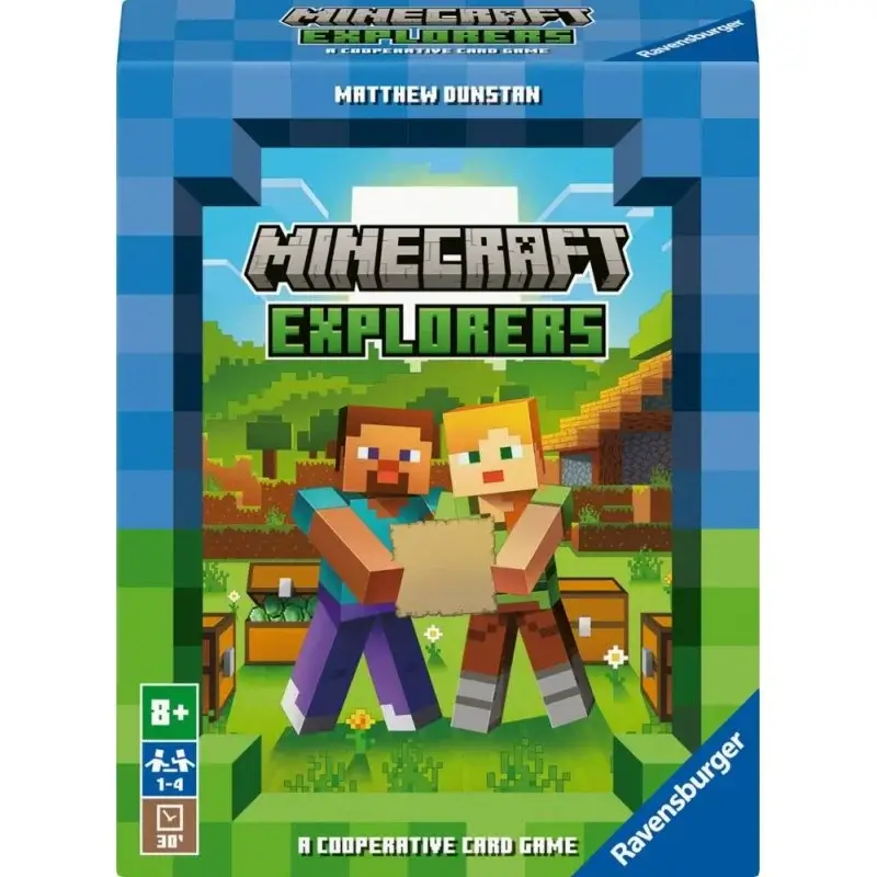 Minecraft : Explorers - Juego de mesa - Ravensburger - 1-4 jugadores - 8+ años - 30 min