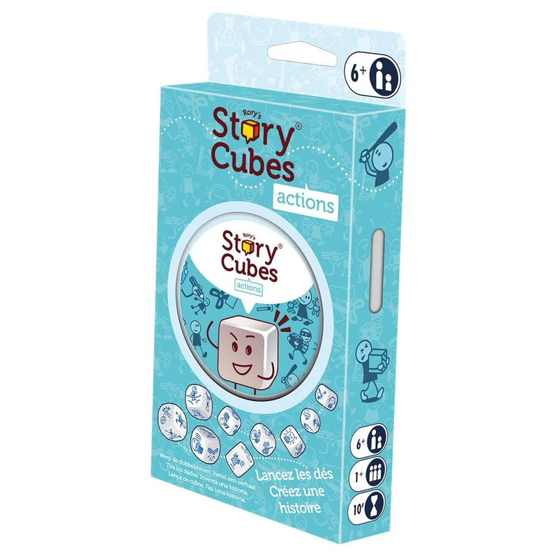 Story Cubes Acciones - Juego de mesa - Zygomatic - 1-12 jugadores - 6+ años - 10 min