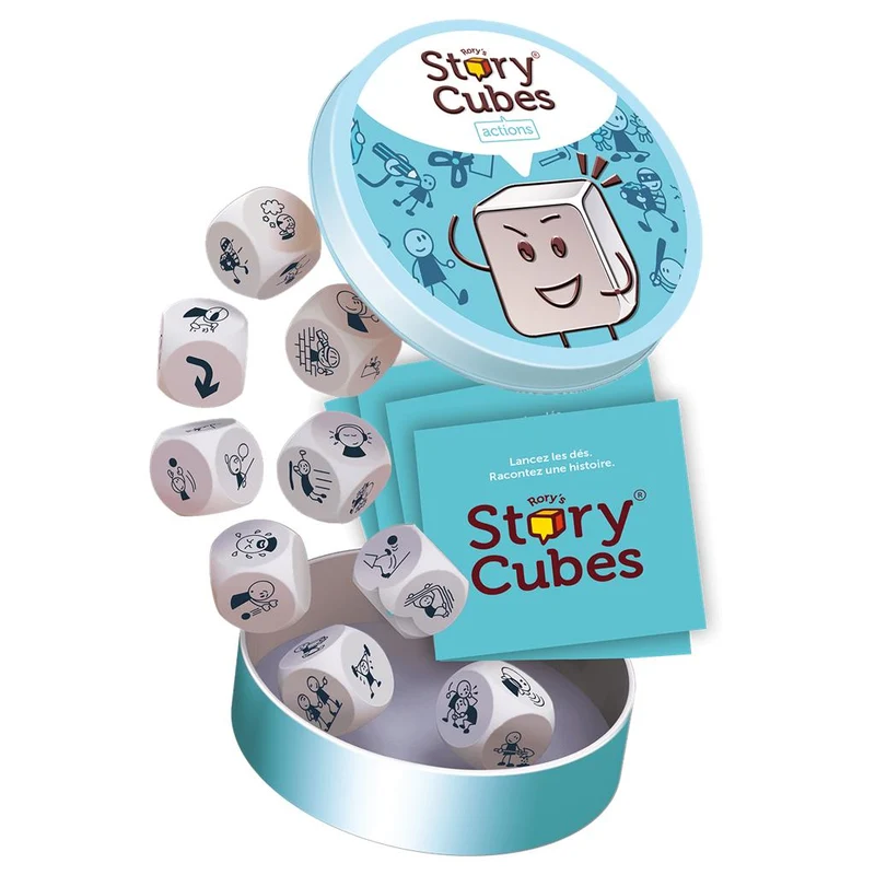 Story Cubes Acciones - Juego de mesa - Zygomatic - 1-12 jugadores - 6+ años - 10 min