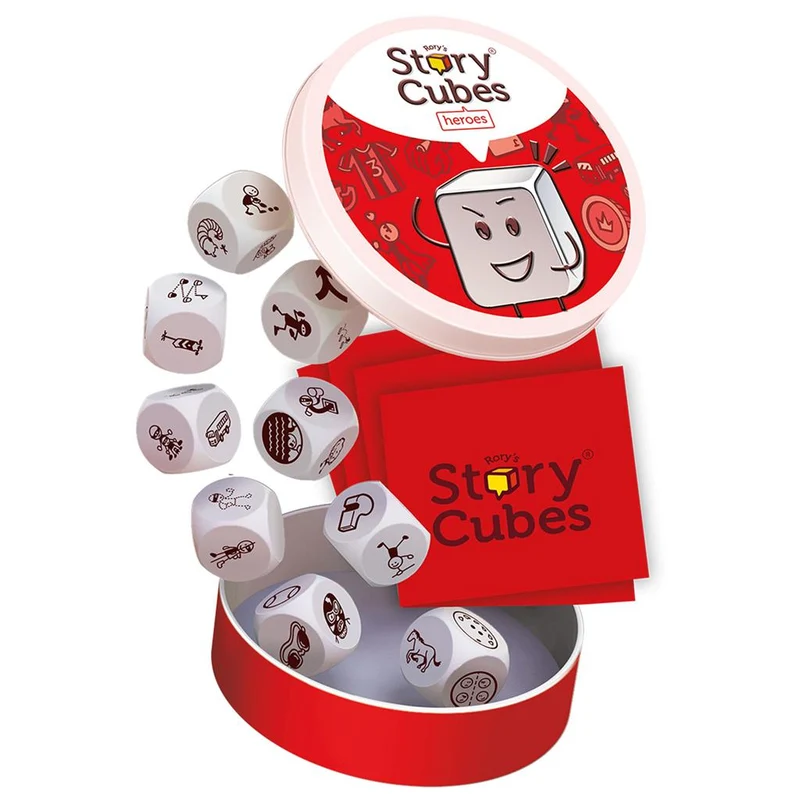 Story Cubes Héroes - Juego de mesa - Zygomatic - 1-12 jugadores - 6+ años - 10 min