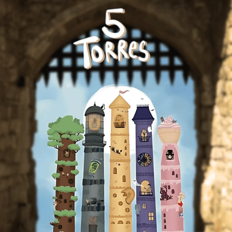 5 Torres - Juego de mesa - MALDITO GAMES - 2-5 jugadores - 7+ años - 15-30 min
