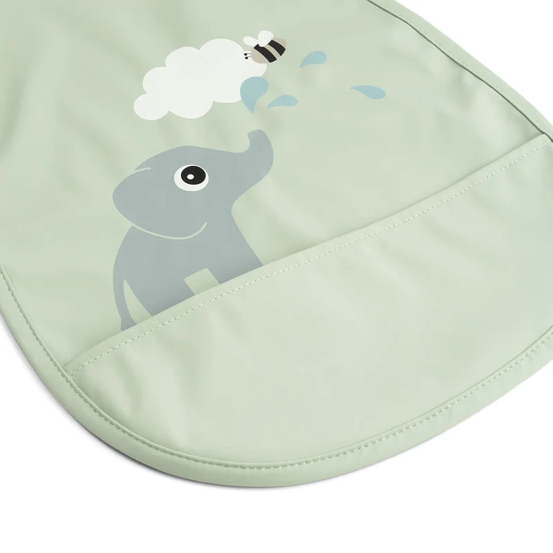 Babero con Goma Elphee Green · Done By Deer