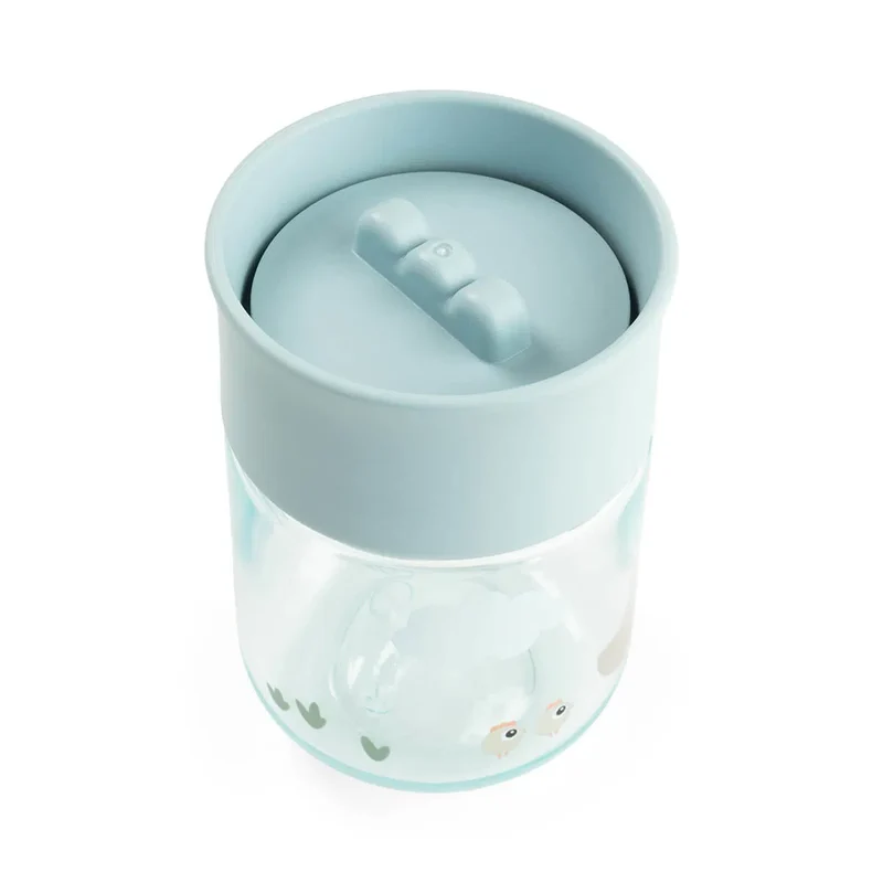 Vaso aprendizaje 360 Tiny farm Blue · Done by Deer